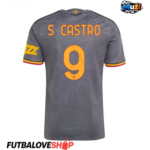 Dres AS Roma Santiago Castro #9 Tretina 2026-27 Krátky Rukáv